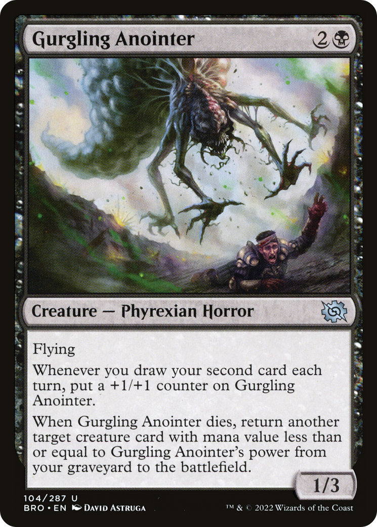 Gurgling Anointer (BRO-104)  Foil - The Brothers' War