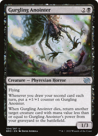 Gurgling Anointer (BRO-104)  Foil - The Brothers' War