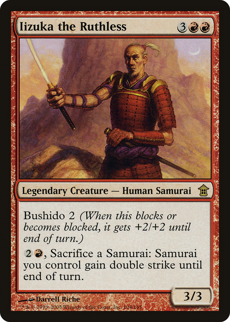 Iizuka the Ruthless (SOK-104)  - Saviors of Kamigawa