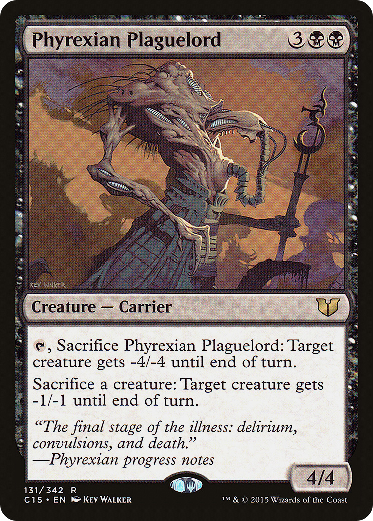 Phyrexian Plaguelord (C15-131)  - Commander 2015