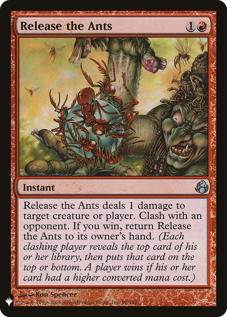 Release the Ants (LIST-098)  - The List