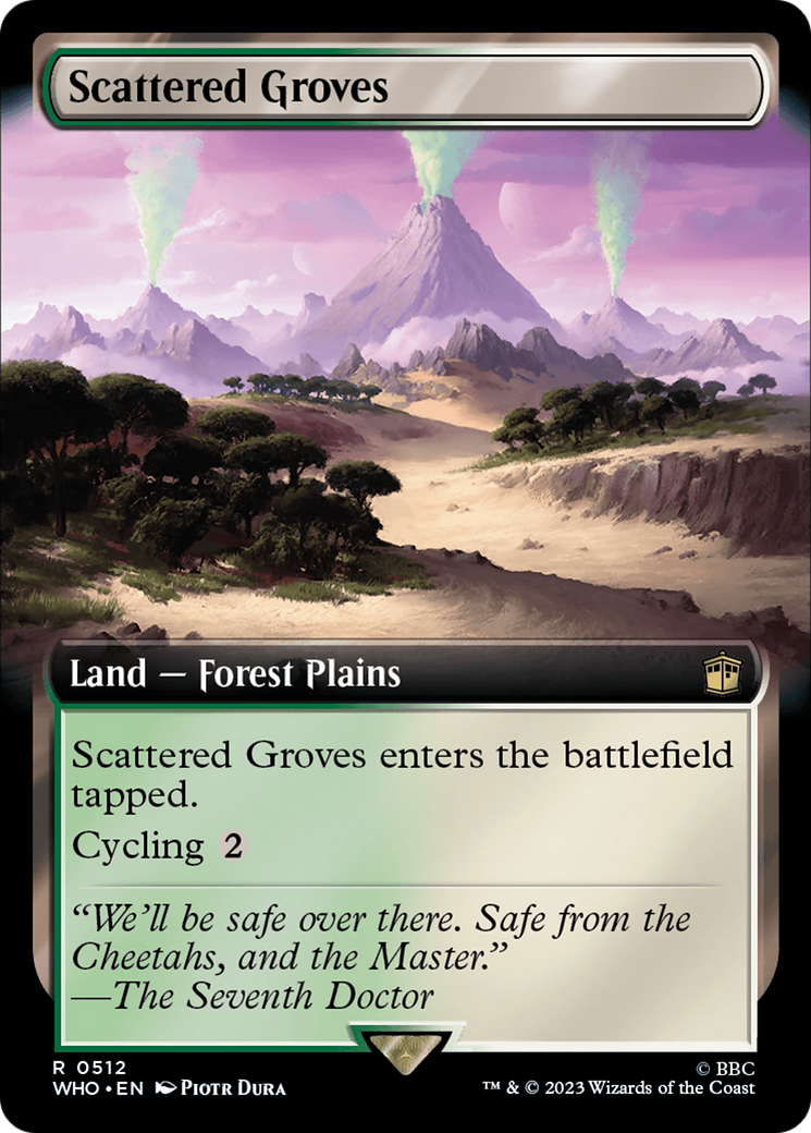 Scattered Groves (Extended Art) (WHO-512)  Foil - Doctor Who: (Extended Art)
