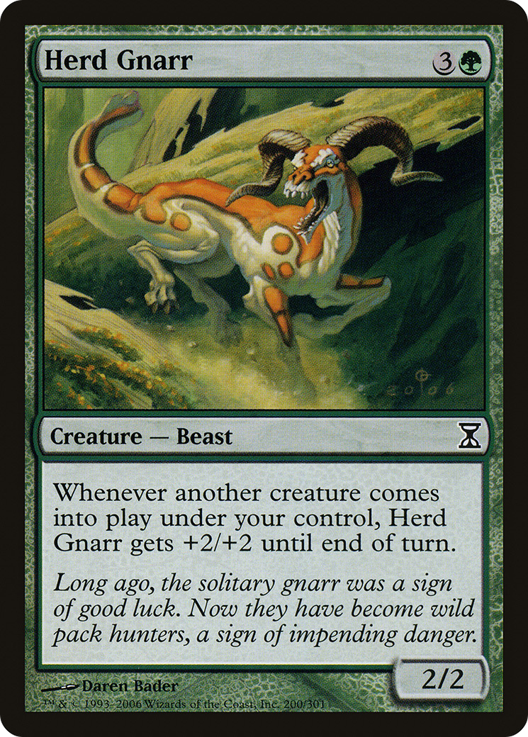 Herd Gnarr (TSP-200) - Time Spiral Foil