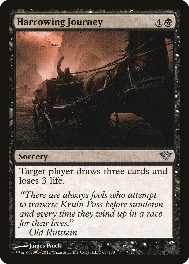 Harrowing Journey (DKA-067)  Foil - Dark Ascension