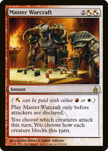 Master Warcraft (RAV-250)  Foil - Ravnica: City of Guilds