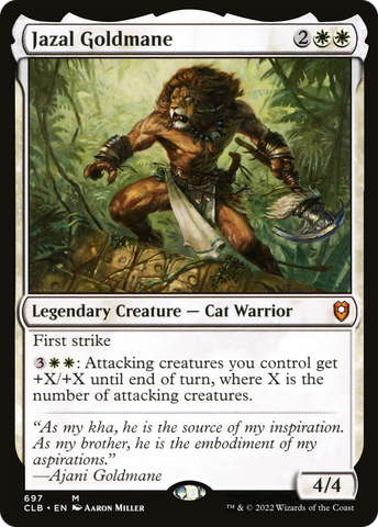 Jazal Goldmane (CLB-697)  - Commander Legends: Battle for Baldur's Gate