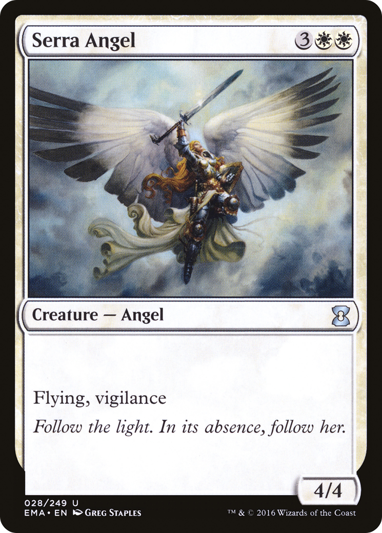 Serra Angel (EMA-028)  Foil - Eternal Masters