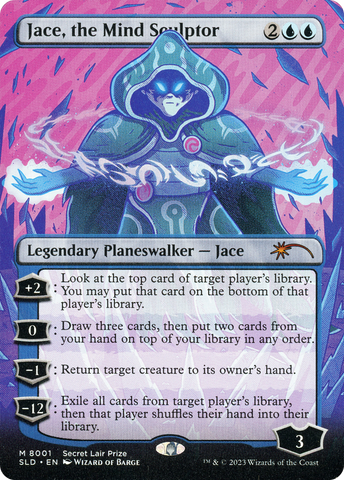 Jace, the Mind Sculptor (SLP-8001)  - Secret Lair Drop (Borderless)