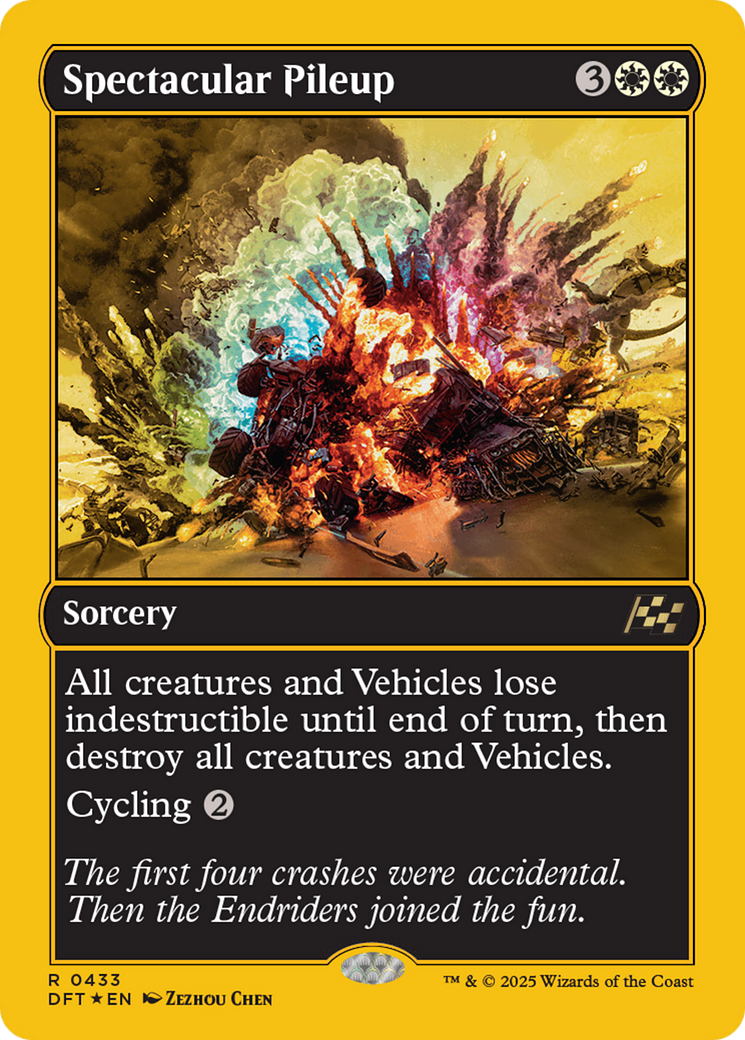 Spectacular Pileup (First-Place Foil) (DFT-433)  Foil - Aetherdrift