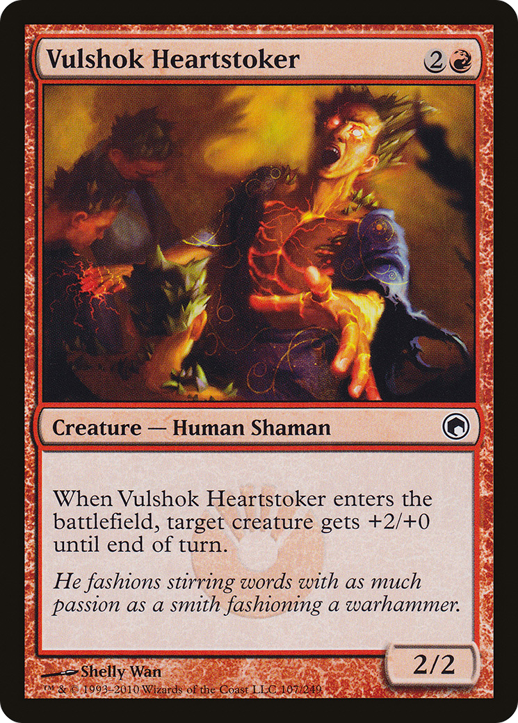Vulshok Heartstoker (SOM-107)  Foil - Scars of Mirrodin