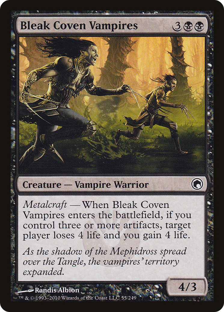 Bleak Coven Vampires (SOM-055)  - Scars of Mirrodin