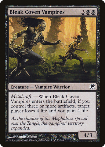 Bleak Coven Vampires (SOM-055)  - Scars of Mirrodin