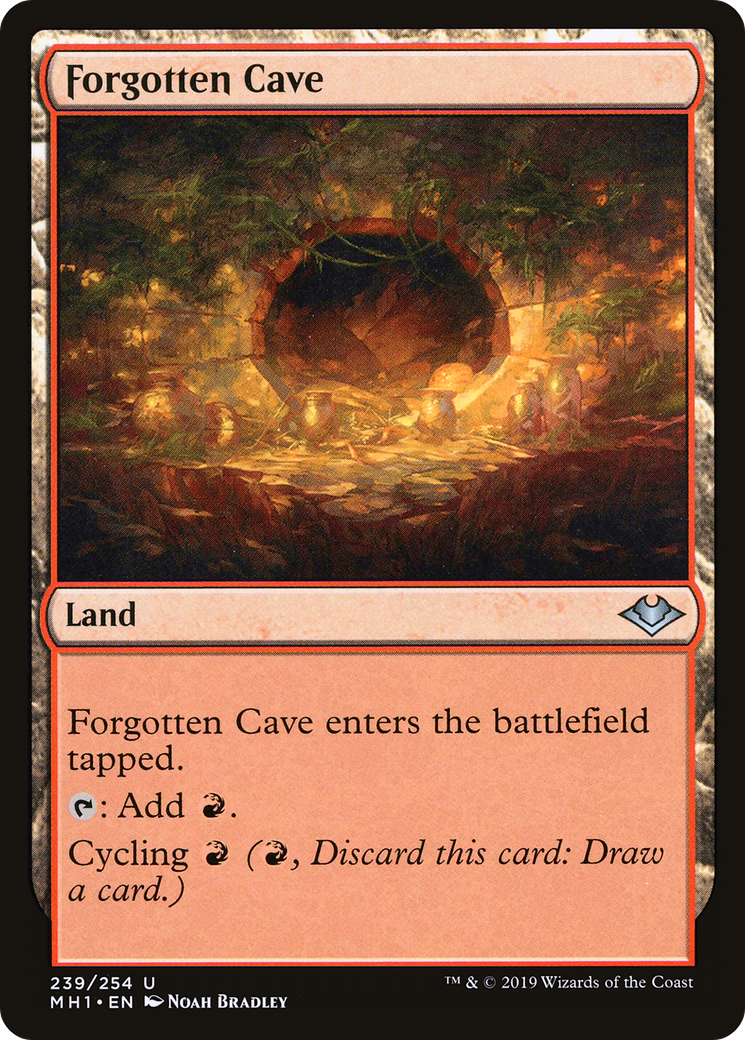 Forgotten Cave (MH1-239)  Foil - Modern Horizons