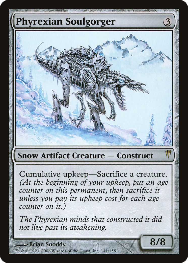 Phyrexian Soulgorger (CSP-141)  Foil - Coldsnap