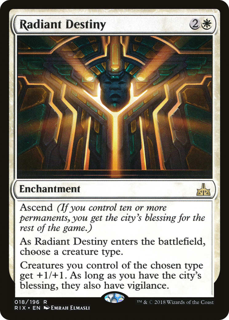 Radiant Destiny (RIX-018)  Foil - Rivals of Ixalan