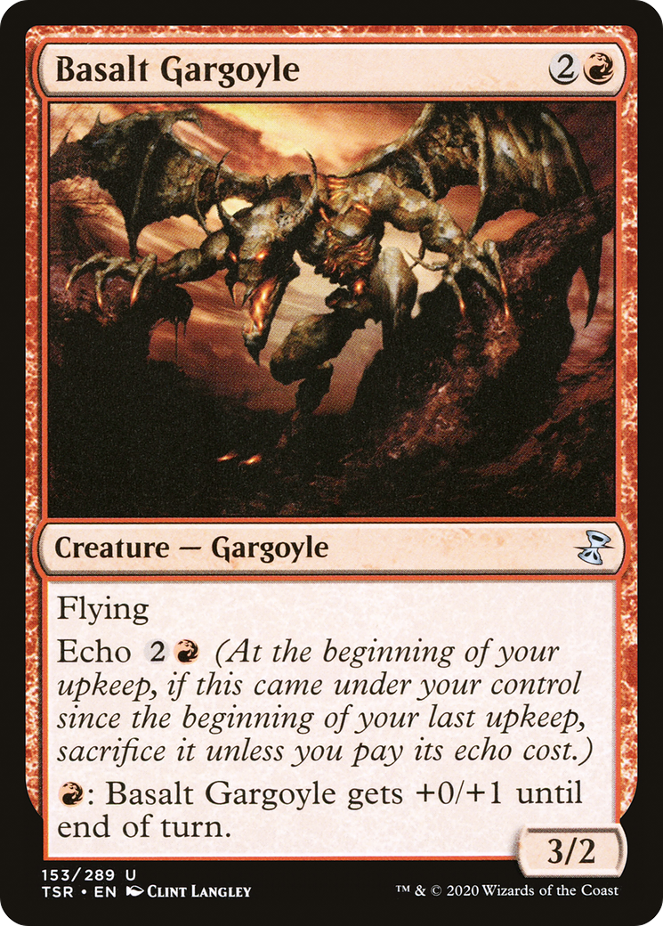 Basalt Gargoyle (TSR-153)  - Time Spiral Remastered