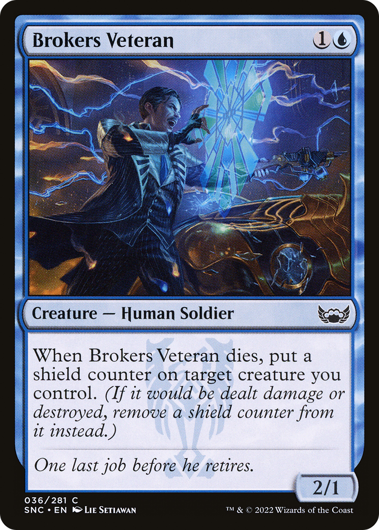 Brokers Veteran (SNC-036)  Foil - Streets of New Capenna