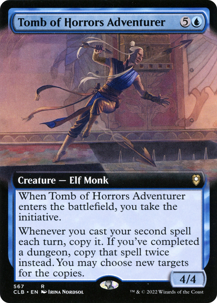 Tomb of Horrors Adventurer (Extended Art) (CLB-567)  - Commander Legends: Battle for Baldur's Gate: (Extended Art)