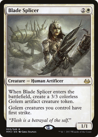 Blade Splicer (MM3-003)  Foil - Modern Masters 2017