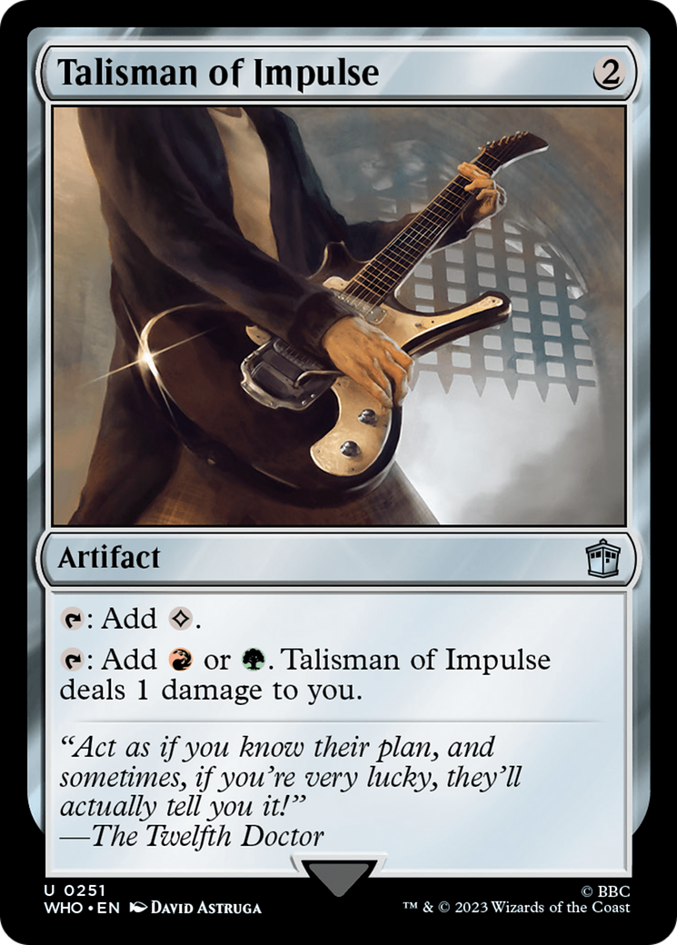 Talisman of Impulse (WHO-251)  - Doctor Who