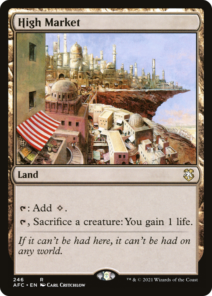 High Market (AFC-246) -Adventures in the Forgotten Realms Commander