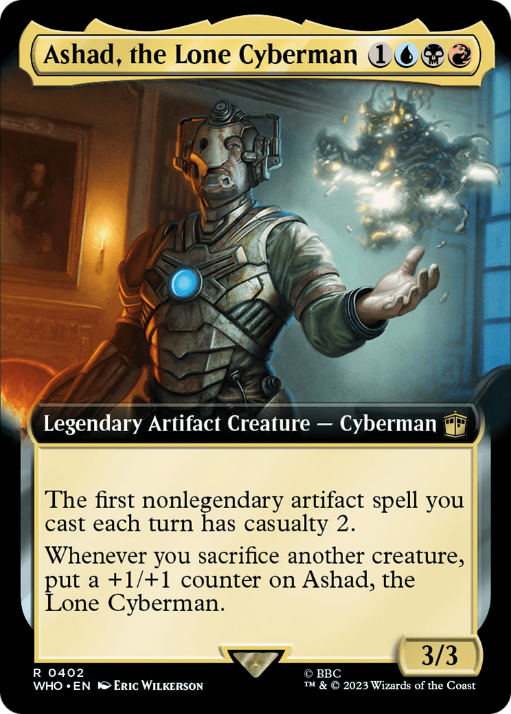 Ashad, the Lone Cyberman (Extended Art) (WHO-402)  - Doctor Who: (Extended Art)