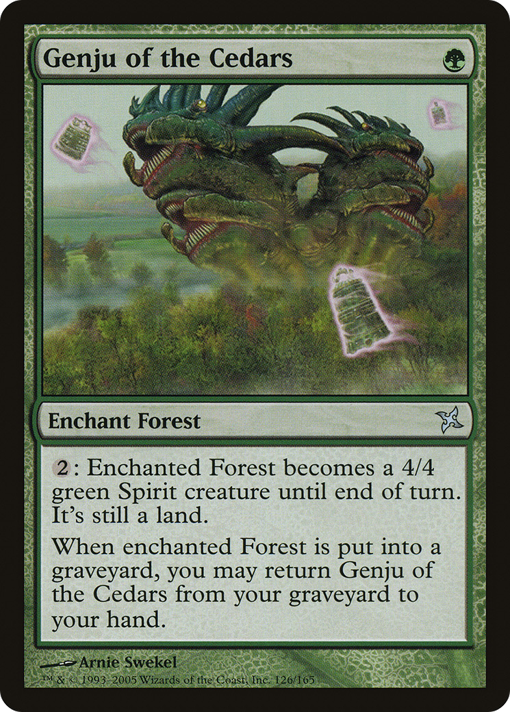 Genju of the Cedars (BOK-126)  - Betrayers of Kamigawa