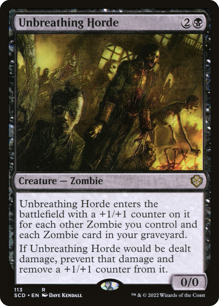 Unbreathing Horde (SCD-113)  - Starter Commander Decks