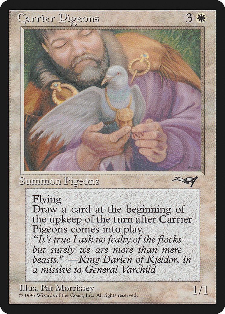 Carrier Pigeons (Hand) (ALL-126)  - Alliances