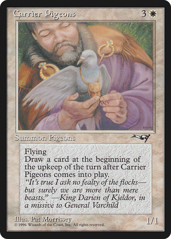 Carrier Pigeons (Hand) (ALL-126)  - Alliances