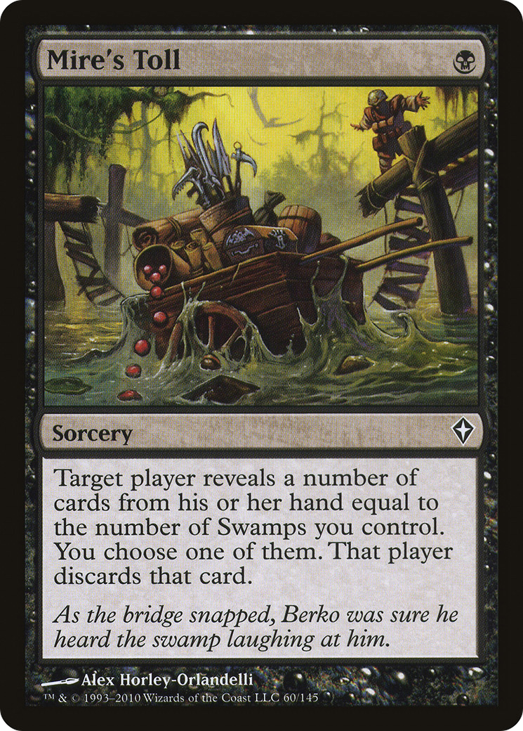 Mire's Toll (WWK-060)  Foil - Worldwake