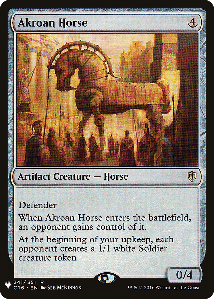 Akroan Horse (LIST-241)  - The List