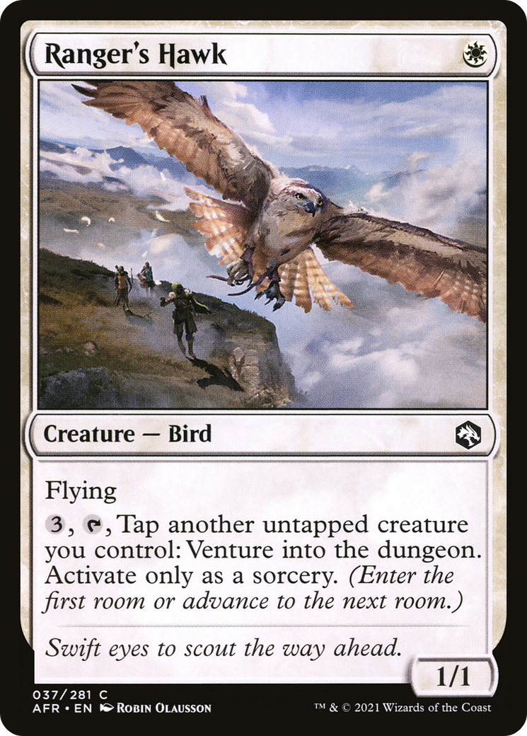 Ranger's Hawk (AFR-037)  Foil - Adventures in the Forgotten Realms