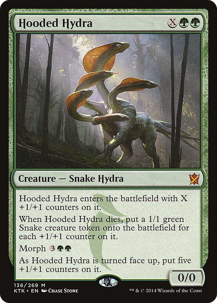 Hooded Hydra (KTK-136)  Foil - Khans of Tarkir