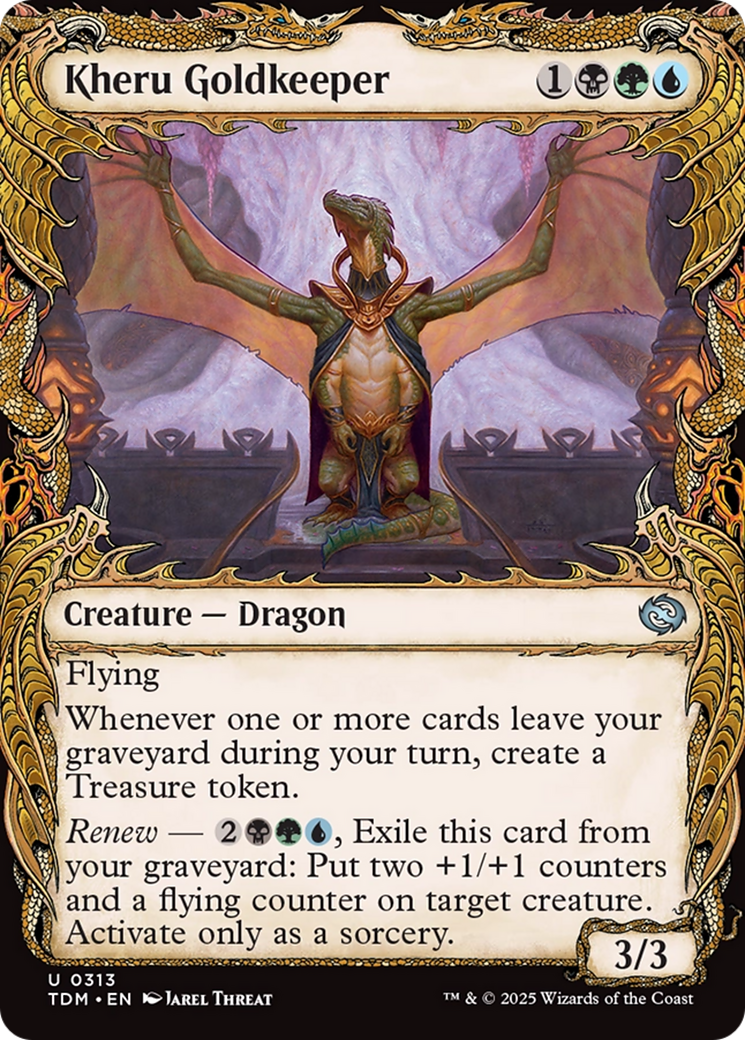 Kheru Goldkeeper (Showcase) (TDM-313)  - Tarkir: Dragonstorm: (Showcase)
