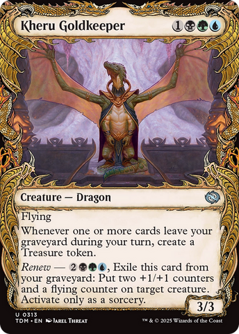 Kheru Goldkeeper (Showcase) (TDM-313)  - Tarkir: Dragonstorm: (Showcase)