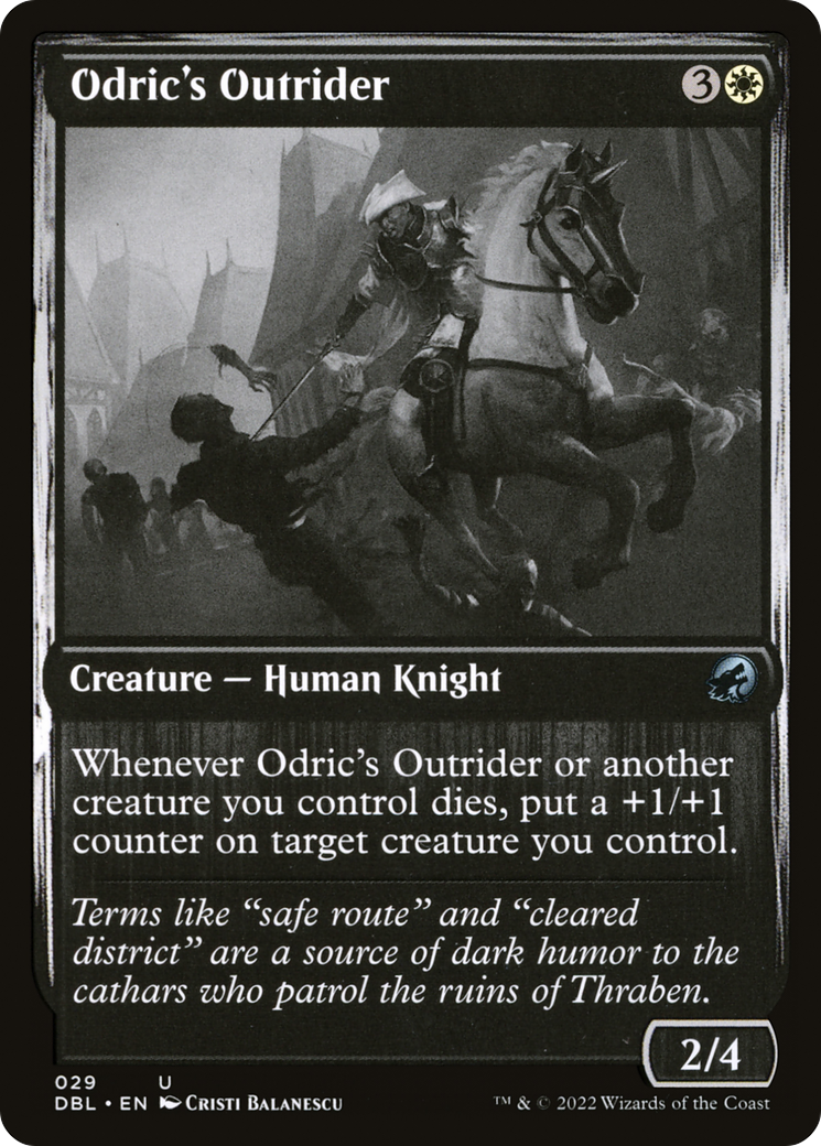 Odric's Outrider (DBL-029)  - Innistrad: Double Feature