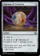 Talisman of Creativity (M3C-308)  - Modern Horizons 3 Commander