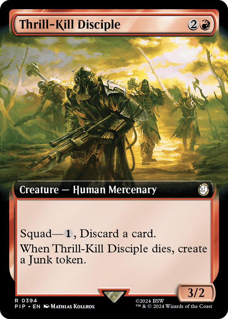 Thrill-Kill Disciple (Extended Art) (PIP-394) - Fallout: (Extended Art) Foil
