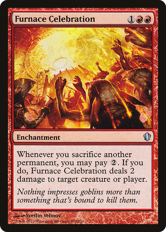 Furnace Celebration (C13-109)  - Commander 2013