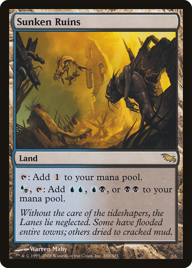 Sunken Ruins (SHM-280)  Foil - Shadowmoor