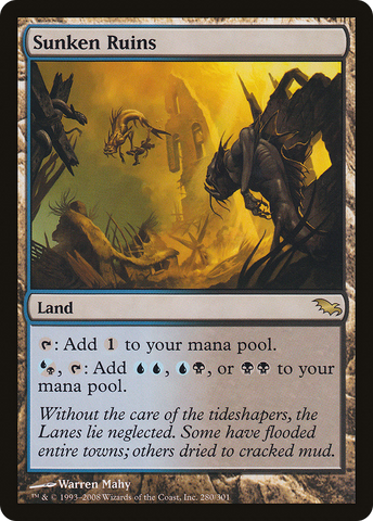 Sunken Ruins (SHM-280)  Foil - Shadowmoor