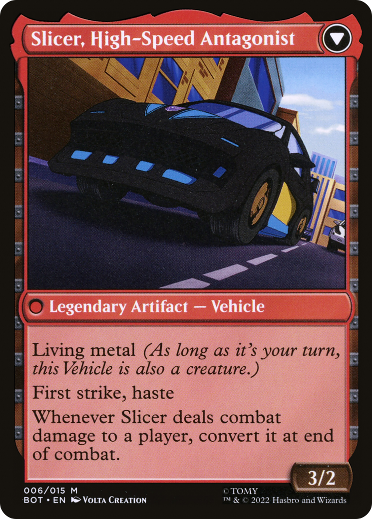 Slicer, Hired Muscle (BOT-006)  Foil - Transformers: (convertdfc)