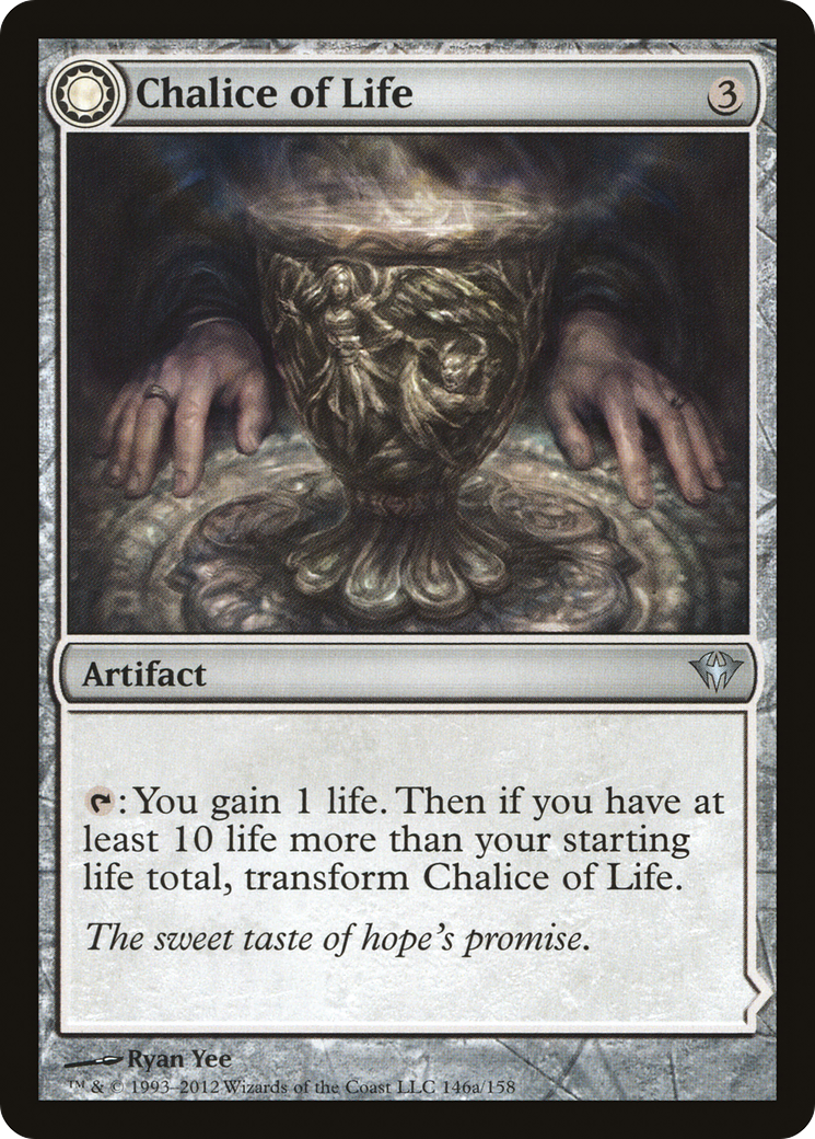 Chalice of Life (DKA-146)  - Dark Ascension: (Double Faced Transform)