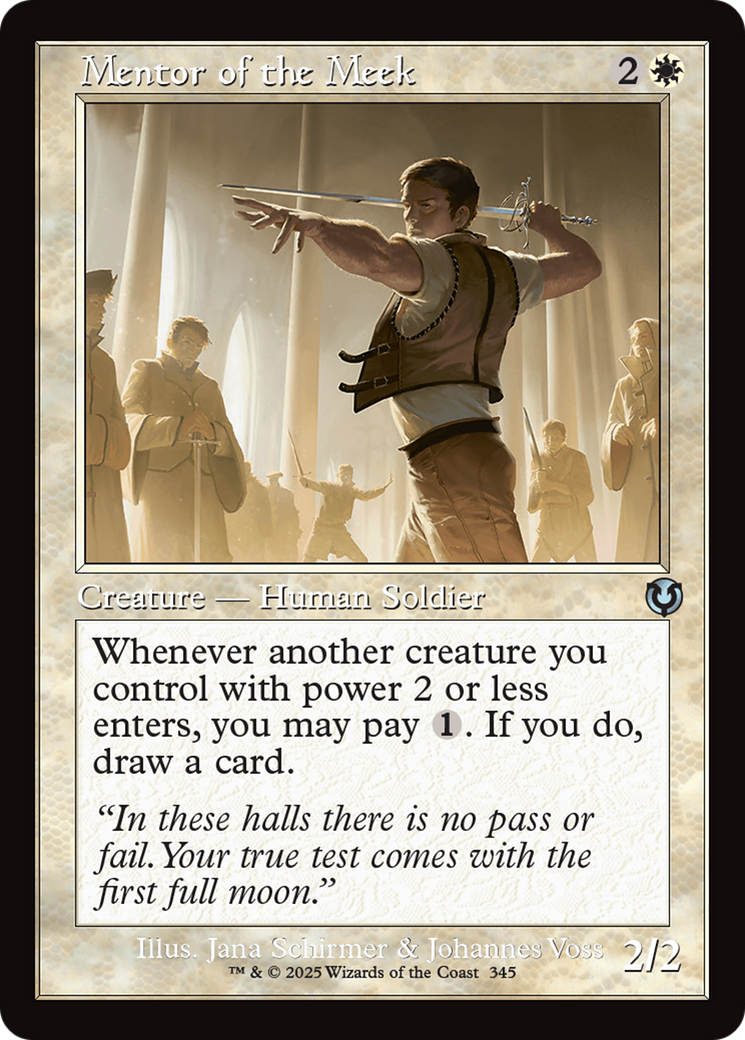 Mentor of the Meek (Retro Frame) (INR-345)  Foil - Innistrad Remastered