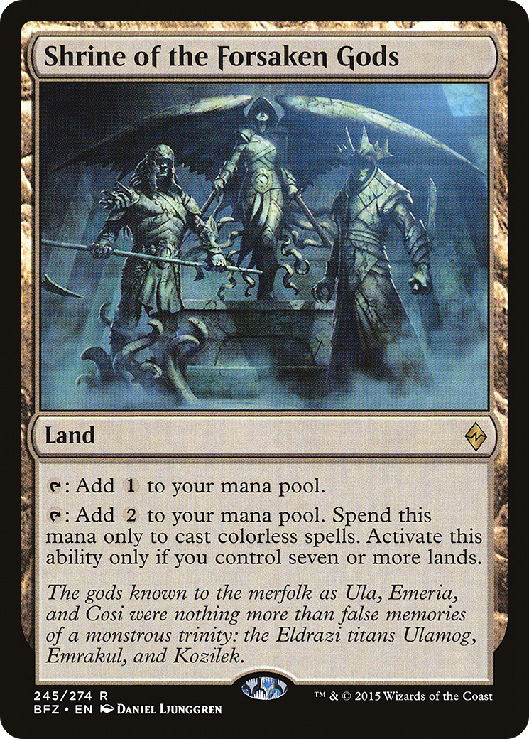 Shrine of the Forsaken Gods (BFZ-245)  Foil - Battle for Zendikar