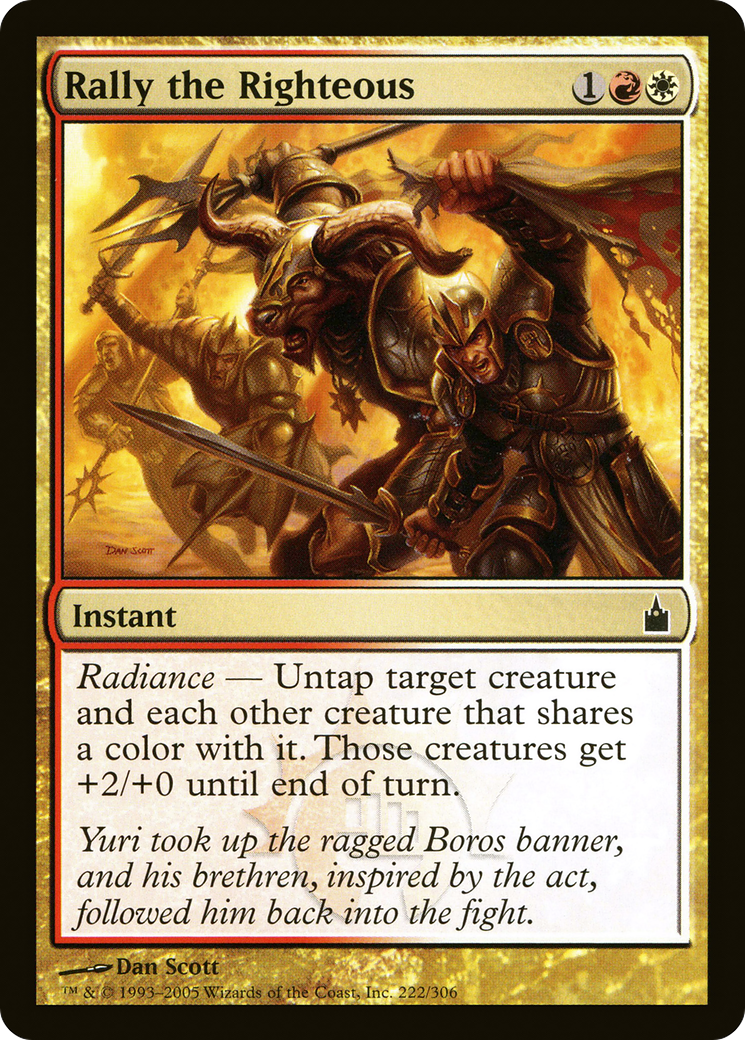 Rally the Righteous (RAV-222)  - Ravnica: City of Guilds