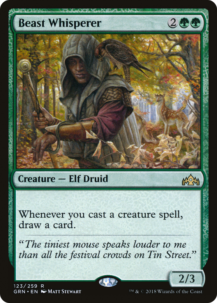 Beast Whisperer (GRN-123)  - Guilds of Ravnica