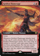 Keldon Flamesage (Extended Art) (DMU-407)  Foil - Dominaria United: (Extended Art)