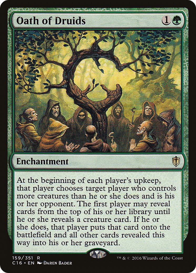 Oath of Druids (C16-159)  - Commander 2016